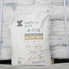 Diossido di titanio Haifeng R618 R616S per il rivestimento
